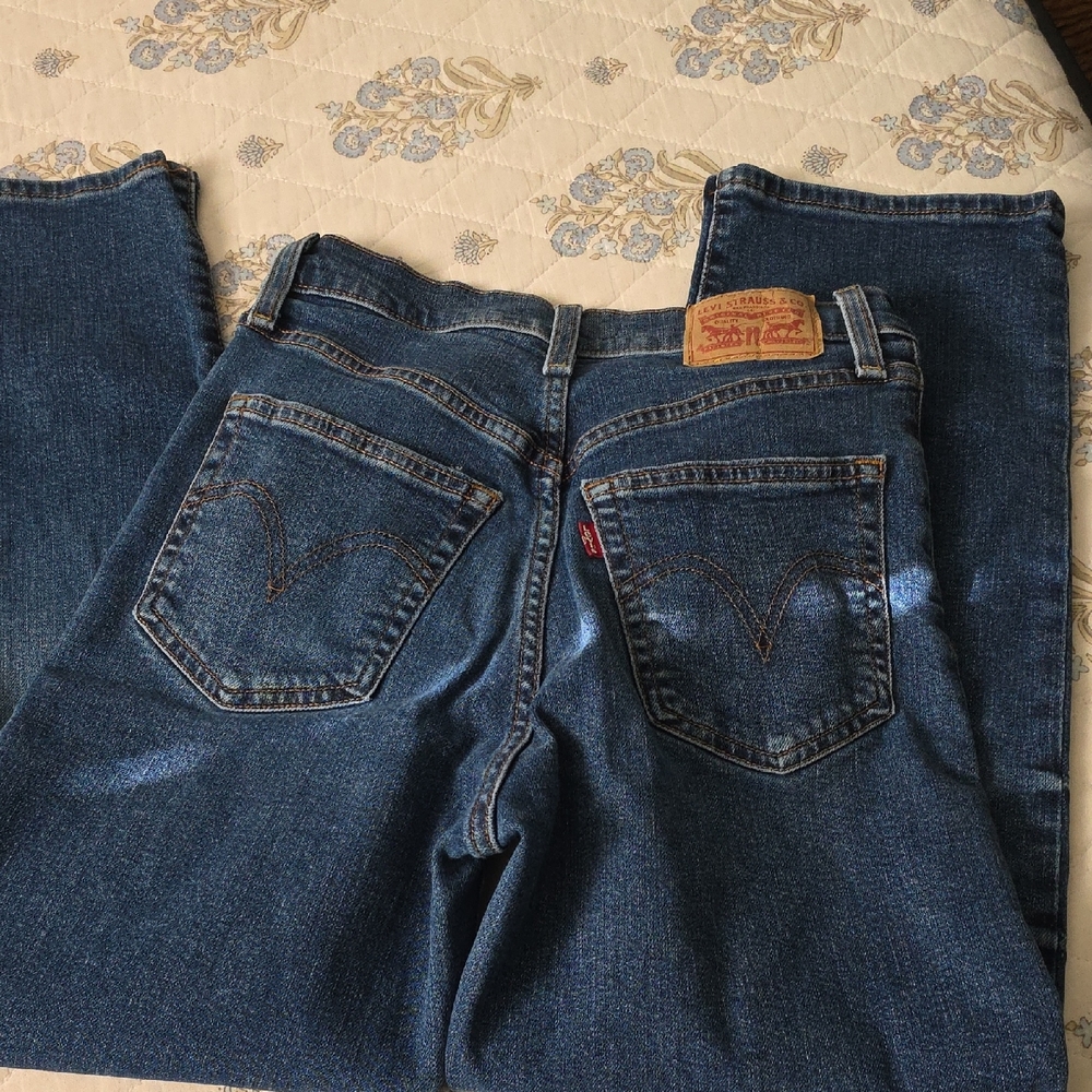 Levi's High Rise Indigo Jeans - Picture 12 of 16